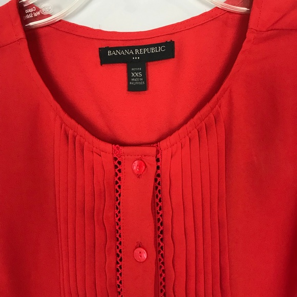 Banana Republic Button Down Blouse Petite - Picture 3 of 5